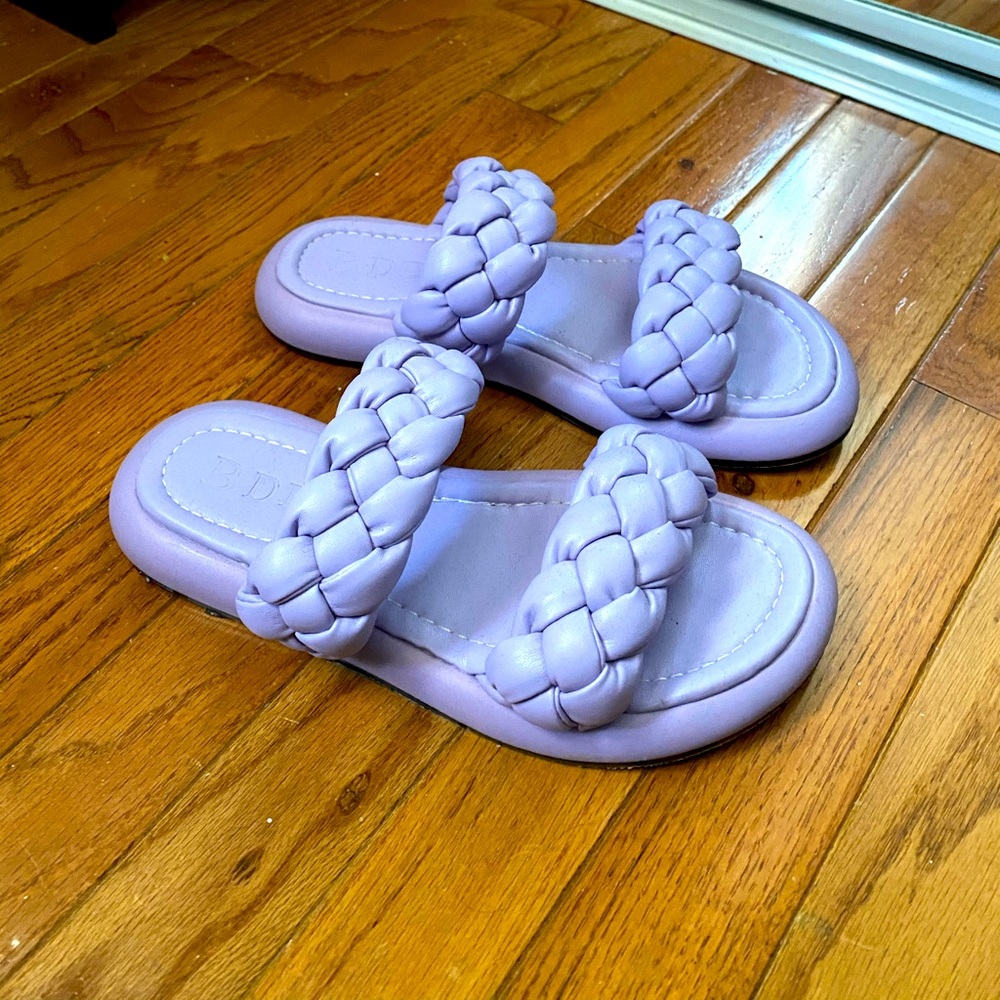 Braided Slip-on Sandals